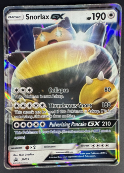 Snorlax GX SM05 Holo Regular - Sun & Moon Black Star Promos - Pokemon TCG - HP - Image 1