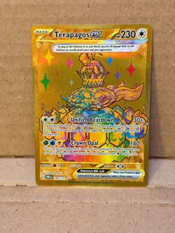 Pokemon Terapagos ex 180/131 SV: Prismatic Evolutions Hyper Rare Holo NM - Image 1