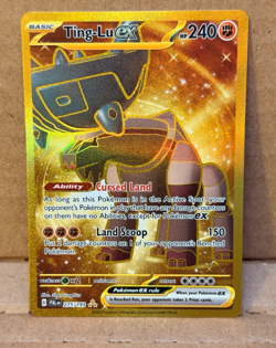 Pokemon TCG Ting-Lu EX 275/193 Hyper Rare Paldea Evolved NM - Image 1