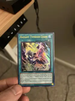 Yu-Gi-Oh! Radiant Typhoon Chant Spell Card Doom of Dimensions 1st Ed DOOD-EN061 - Image 1