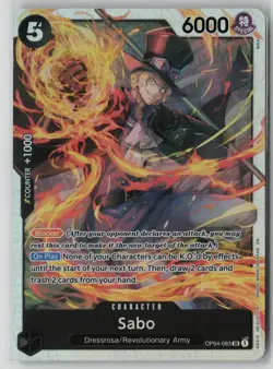 Sabo - OP04-083 (Reprint) OP04-083 One Piece Premium Booster -The Best- Vol. 2 - Image 1