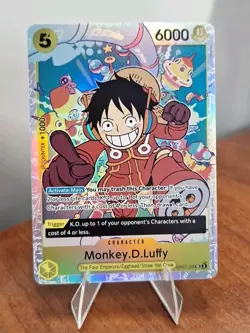 One Piece Monkey D Luffy OP07-109 500 Years In The Future English ERROR MISPRINT - Image 1