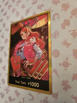 DON!! Card (Nami) (Gold) Extra Booster: One Piece Heroines Edition Foil - Image 3