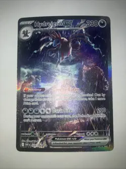 Pokemon TCG Hydreigon EX Black Bolt White Flare Full Art Rare Holo Card 169/086 - Image 1
