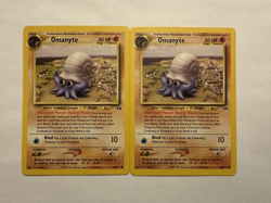 Yuka Morii Pokemon Cards LOT of 7 Quagsire Omanyte Caterpie Kabuto Goldeen NEO - Image 5
