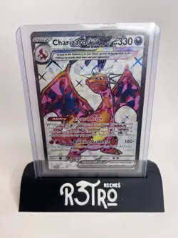 Charizard ex 056 Sv: Scarlet & Violet Promo Cards Holo Full Art Pokemon - Image 1