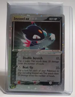 Pokemon Collectible Cards, Sneasel EX, 103/109, HOLO, Ruby & Sapphire, 2003 - Image 1