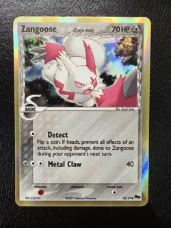 Zangoose (Delta Species) 15/17 POP Series 5 Holo Pokemon Card LP - Image 1