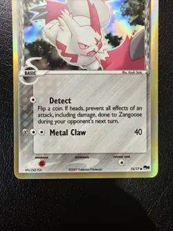 Zangoose (Delta Species) 15/17 POP Series 5 Holo Pokemon Card LP - Image 3