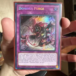 Yu-Gi-Oh! Dominus Purge MP25 1st Edition Holo Trap Card - Image 1