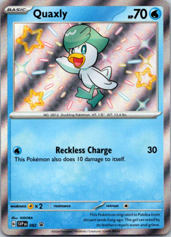 Quaxly (Shiny) - SVP082 Scarlet & Violet Promo Cards Pokemon TCG - Image 1
