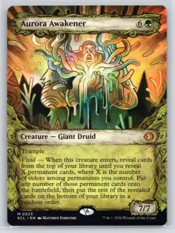 MTG NM Normal Aurora Awakener (Showcase) 323 M Lorwyn Eclipsed - Image 1