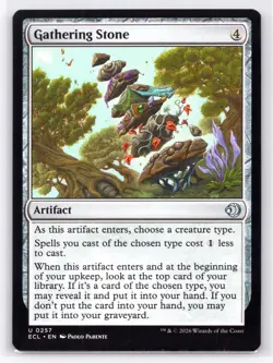 MTG NM Normal Gathering Stone 257 U Lorwyn Eclipsed - Image 1