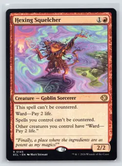 MTG NM Normal Hexing Squelcher 145 R Lorwyn Eclipsed - Image 1