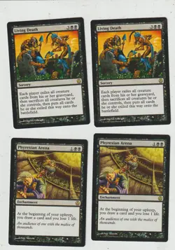 Lot de x4 Duel Decks: Phyrexia Coalition - Living Death,Arena MAGIC MTG US EX-NM - Image 1