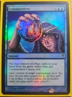 Commandeer - Coldsnap - FOIL - NM - Image 1