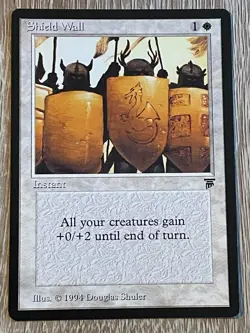 MTG - Shield Wall - Legends - NM English Magic 1994 - Image 1