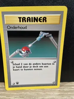 Maintenance 83/102 Trainer 1st Edition Base Set NM DUTCH Pokemon Free Ship - Image 1