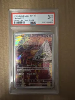 Pokemon SV01 Scarlet & Violet Drowzee 210/198 Illustration Rare Holo PSA 9 2023 - Image 1