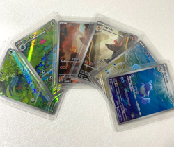 Pokemon 151 SV2a Japanese AR 6 Card Set Bulbasaur Charmander Squirtle Line - Image 3