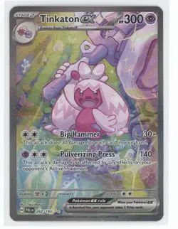 2023 Pokemon S&V Paldea Evolved Tinkaton ex Secret Rare #262/193 - Image 1