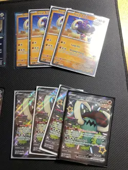 Pokemon Paldean Fates Stamped Promo Cards Lot - Image 3