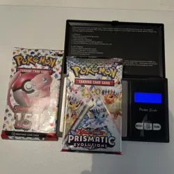 Pokemon Prismatic Evolutions Heavy Pack + 151 Booster Pack Bundle of 2 - NEW - Image 1
