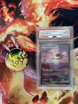 2023 POKEMON SV 151 #199/165 CHARIZARD EX SPECIAL ILLUSTRATION RARE PSA 8 - Image 1