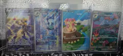 Pokemon TCG: Illustration Rare Lot - Zeraora V, Poliwhirl, Audino & Gloom - NM - Image 1
