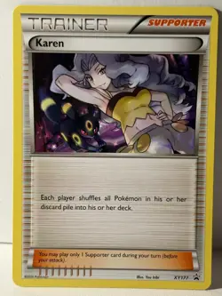 Karen XY177 XY Promos NM Pokemon Fast Shipping - Image 1