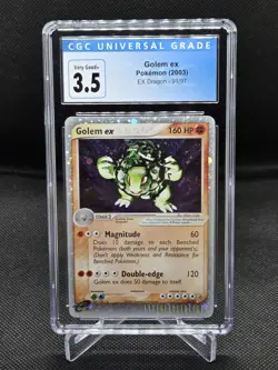 Pokemon EX Dragon Golem ex 91/97 CGC Very Good+ 3.5 - Image 1