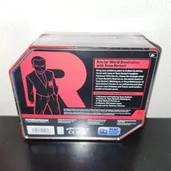 NEW SEALED POKEMON TCG SCARLET & VIOLET NIDOKING DESTINED RIVALS TEAM ROCKET TIN - Image 2