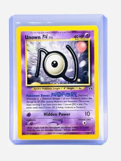 Pokemon Unown [N] 50/75 WotC Neo Discovery Unlimited Uncommon LP - Image 1