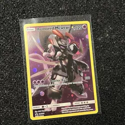 Pokemon TCG Armored Mewtwo Holo Black Star Promo SM228 NM - Image 5