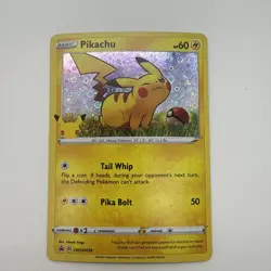 Pikachu Pokemon TCG 25th Anniversary SWSH039 General Mills Holo Promo - Image 2