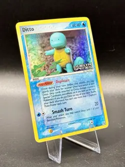 Ditto (Squirtle) 40/113 Stamped Pokemon EX Delta Species Vintage Reverse Holo HP - Image 1