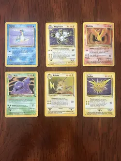 Pokemon Fossil 100% Complete Master Set 62/62 WOTC Vintage 1999 Holo Rare - Image 3