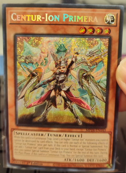 2020 YuGiOh Centur-Ion Primera Prismatic 1st Edition MP24-EN143 - Image 1