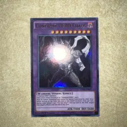 Yu-Gi-Oh! TCG Contrast HERO Chaos Hero Strike SDHS-EN041 Unlimited Ultra Rare - Image 1