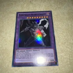 Yu-Gi-Oh! TCG Contrast HERO Chaos Hero Strike SDHS-EN041 Unlimited Ultra Rare - Image 2