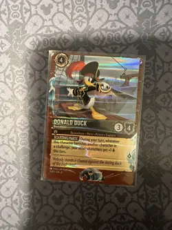 Disney Lorcana TCG DCL Treasure Buccaneer Donald Duck Rare 15/P3 - Image 1