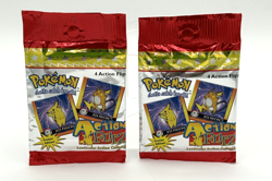 2 Packs Of Pokemon Action Flipz Premier Edition 4 Card Per Pack 1999 SEALED - Image 1
