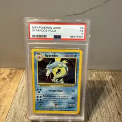 1999 Gyarados Holo PSA 5 EX #6/102 Base Set Pokemon Card - Image 1