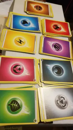 POKEMON TCG: 90 BASIC ENERGY CARDS LOT - 10 OF EACH TYPE - - Image 1