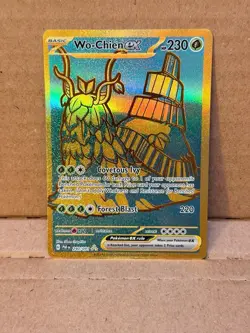 Pokemon TCG Wo-Chien EX 240/091 Paldean Fates Hyper Rare Card NM - Image 1