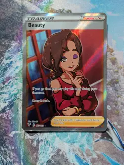 Beauty 181/185 Full Art Pokemon Card TCG Vivid Viltage Pokemon Trading Card Game - Image 1