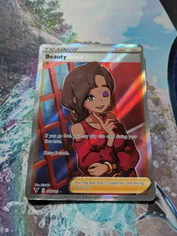 Beauty 181/185 Full Art Pokemon Card TCG Vivid Viltage Pokemon Trading Card Game - Image 2