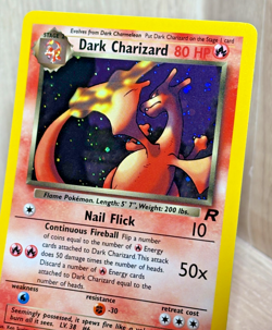 Dark Charizard 4/82 Team Rocket Rare Vintage WOTC Pokemon Card Holo Rare MT/NP - Image 4