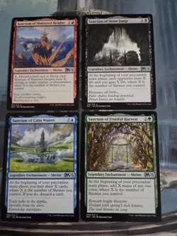 Sanctum Legendary Enchantment Shrine EDH Cube Lot of 4 - Image 1