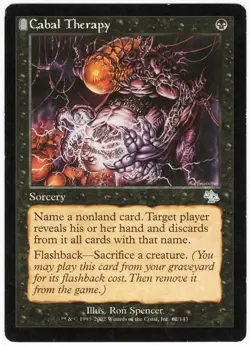 Cabal Therapy 2002 Judgment Black Uncommon Sorcery MTG SP - NM AZ9 - Image 1